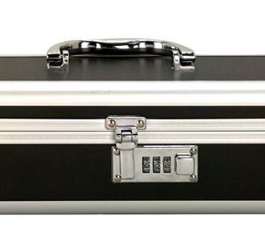 LOCKABLE VIBRATOR CASE BLACK SMALL