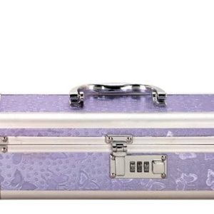 LOCKABLE VIBRATOR CASE PURPLE SMALL