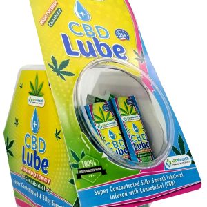 420 HEALTH CBD LUBE SAMPLE PACKET 50PC FISH BOWL