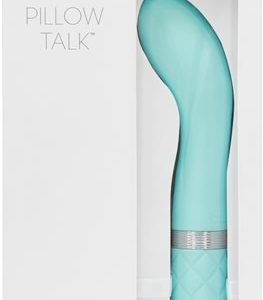 PILLOW TALK SASSY G SPOT VIBE W/SWAROVSKI CRYSTAL TEAL