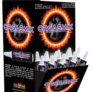 ORGASMIX STIMULATING GEL TUBES 144 PC DISPLAY