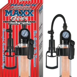 MAXX GEAR VIBRATING VACUUM GAUGE PENIS PUMP