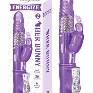 ENERGIZE HER BUNNY 2 PURPLE RABBIT VIBRATOR