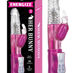 ENERGIZE HER BUNNY 3 PINK RABBIT VIBRATOR