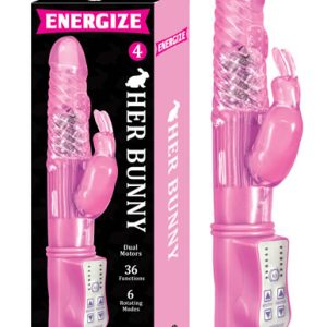 ENERGIZE HER BUNNY 4 PINK RABBIT VIBRATOR