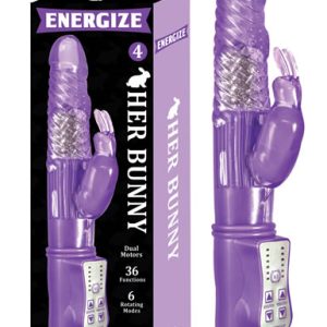 ENERGIZE HER BUNNY 4 PURPLE RABBIT VIBRATOR