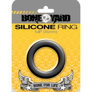 BONEYARD SILICONE RING 45MM BLACK