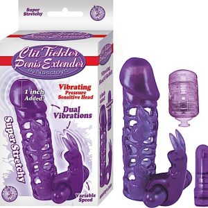 CLIT TICKLER PENIS EXTENDER PURPLE