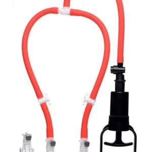 (D)MASTER SERIES 3-WAY SUCK HE NIPPLE & CLIT PUMP SYSTEM
