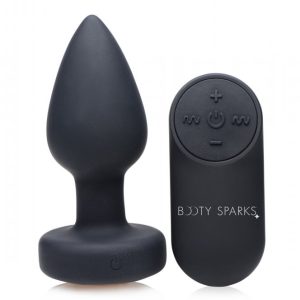 BOOTY SPARKS SILICONE LED PLUG VIBRATING SMALL