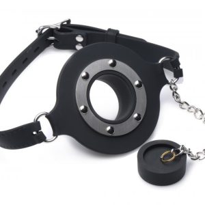 (D)MASTER SERIES PIE HOLE SILICONE FEEDING GAG