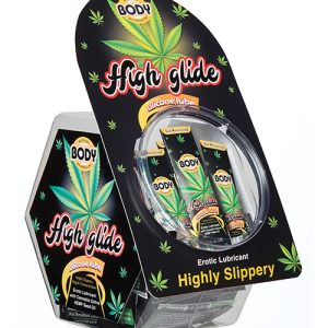 BODY ACTION HIGH GLIDE SAMPLE PACKET 50PC FISHBOWL DISPLAY