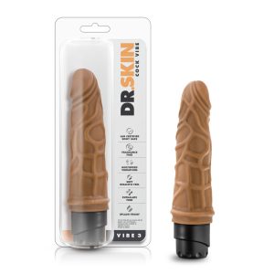 DR SKIN COCK VIBE #3 7.25 MOCHA "