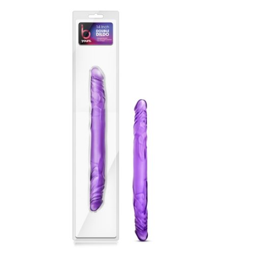 BL-29751doubledildopurple14inwpkg