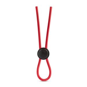 STAY HARD SILICONE LOOP COCK RING RED