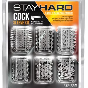 STAY HARD COCK SLEEVE KIT CLEAR