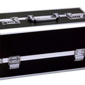 LOCKABLE VIBRATOR CASE BLACK LARGE