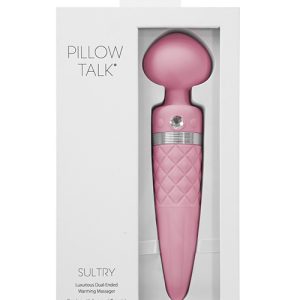PILLOW TALK SULTRY ROTATING WAND PINK
