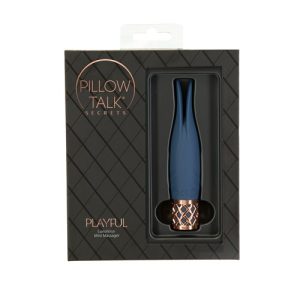 PILLOW TALK SECRETS PLAYFUL MASSAGER NAVY