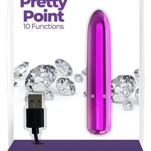 POWER BULLET PRETTY POINT 4IN 10 FUNCTION BULLET PURPLE