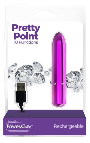 BMS56415prettypointbulletvibratorpurple