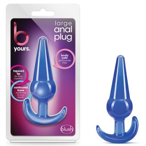 B YOURS LARGE ANAL PLUG BLUE