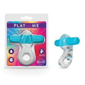PLAY WITH ME DELIGHT VIBRATING C-RING BLUE