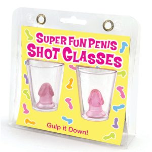 SUPER FUN PENIS SHOT GLASSES 2CT