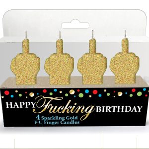 HAPPY F*ING BIRTHDAY CANDLE SET