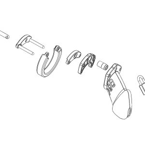 CB-6000 KIT 3.25IN CLEAR COCK CAGE