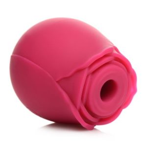 GOSSIP ROSE 10X SILICONE CLIT SUCTION STIMULATOR BURGUNDY