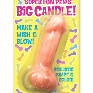 SUPER FUN BIG CANDLE PINK