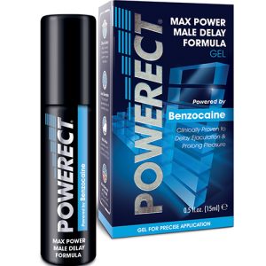 POWERECT BENZOCAINE MALE DELAY GEL 15ML