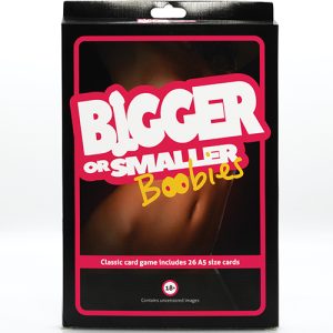 PLAY WIV ME BIGGER OR SMALLER BOOBS CARD GAME