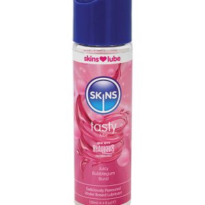 SKINS BUBBLEGUM WATER BASED LUBE 4.4 FL OZ