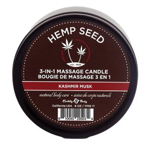 HEMP SEED 3-IN-1 CANDLE KASHMIR MUSK 6OZ