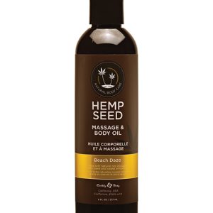 HEMP SEED MASSAGE OIL BEACH DAZE 8 OZ