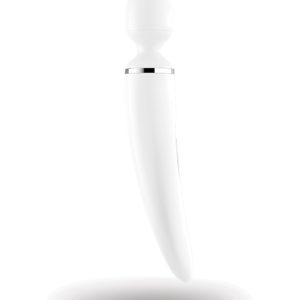 SATISFYER WAND-ER WOMAN WHITE/ CHROME (NET)