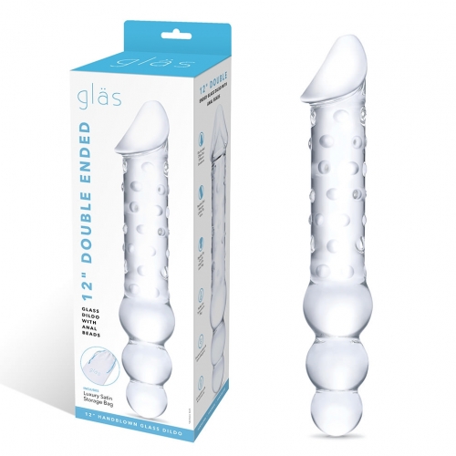 ELGLAS503doubleendedglassdildo
