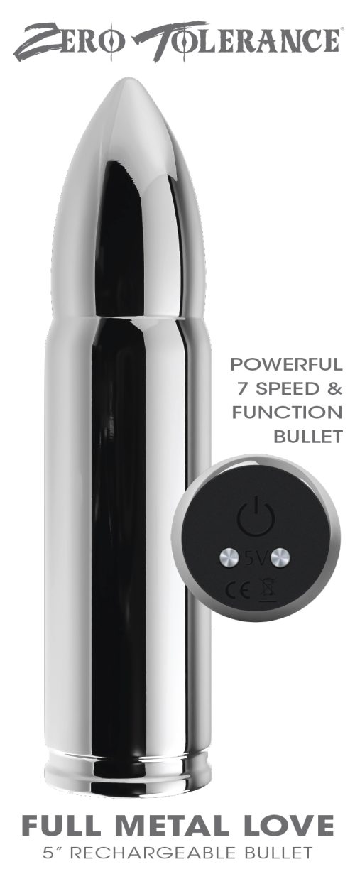 ENZERS10272fullmetallove5inrechargeablebullet