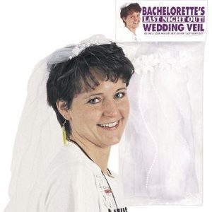 (D) BACHELORETTE WEDDING VEIL
