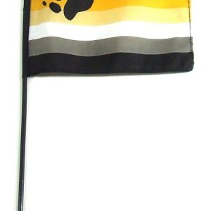 BEAR STICK 4 x 6 FLAG