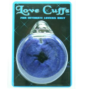 (D) PLUSH LOVE CUFFS BLUE