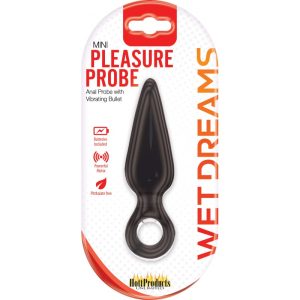 MINI PLEASURE PROBE VIBE BLACK