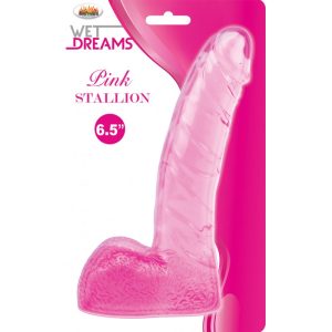 WET DREAMS PINK STALLION 6.5 DILDO "