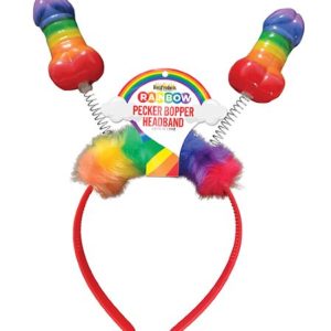 RAINBOW PECKER BOPPER HEADBAND