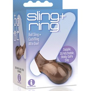 THE 9'S SLING & RING COCK RING & BALL SLING