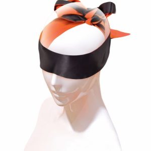 9'S ORANGE IS THE NEW BLACK SATIN SASH BLINDFOLD/RESTRAINT