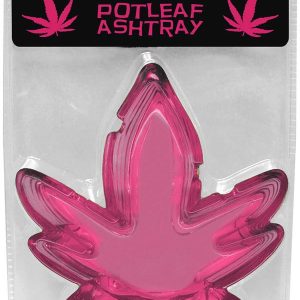 PINK POTLEAF ASHTRAY