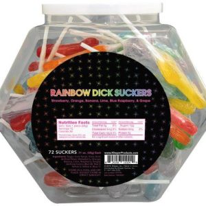 RAINBOW DICK SUCKERS 72 PACK